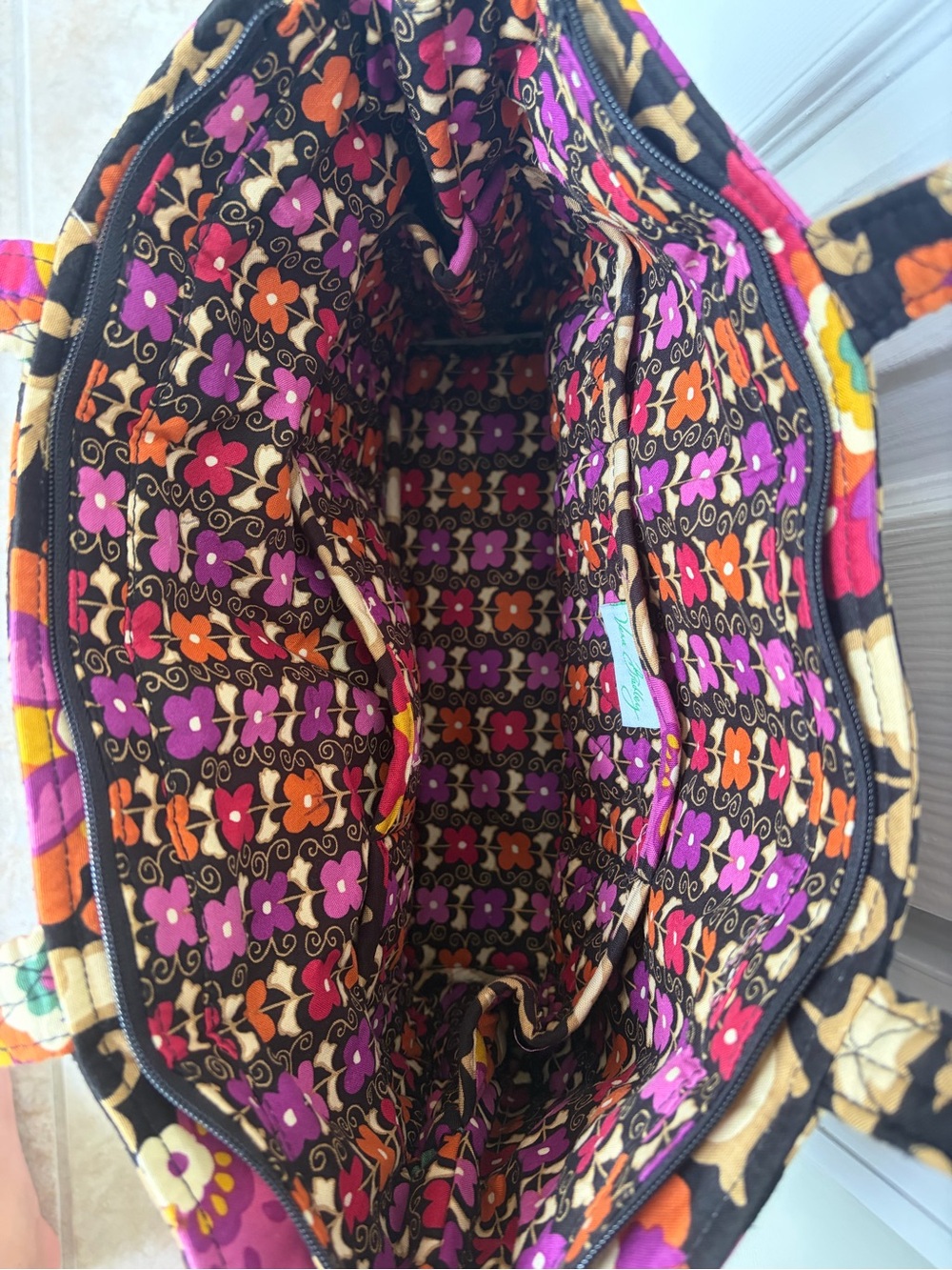 Vera Bradley Floral Tote - Picture 6 of 6